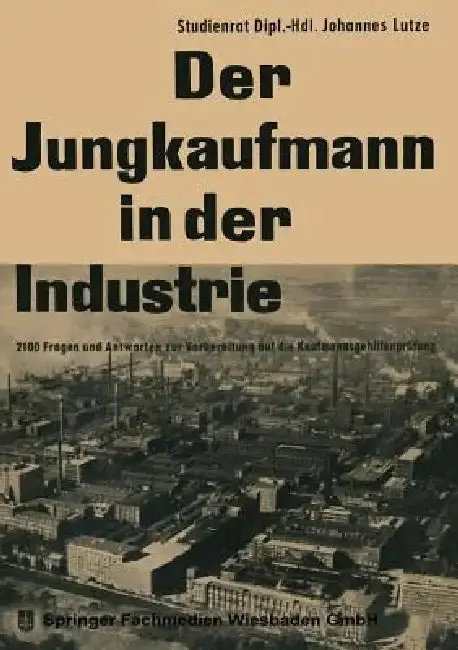 Cover of Der Jungkaufmann in Der Industrie