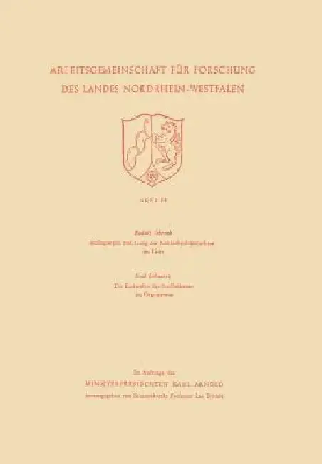 Cover of Bedingungen Und Gang Der Kohlenhydratsynthese Im Licht / Die Endstufen Des Stoffabbaues Im Organismus