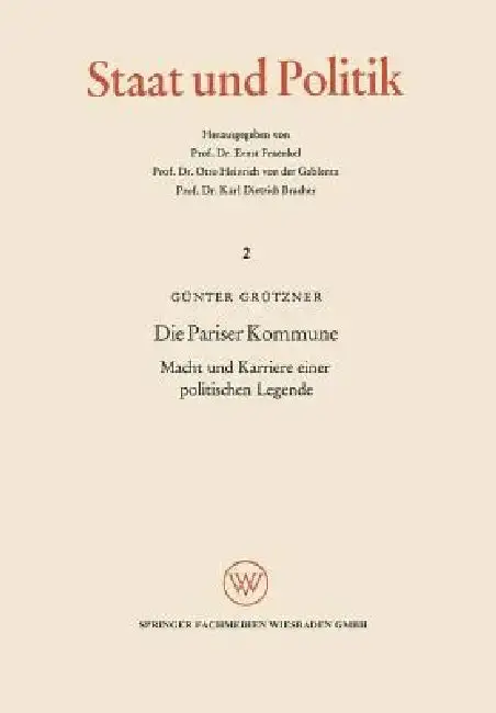 Cover of Die Pariser Kommune