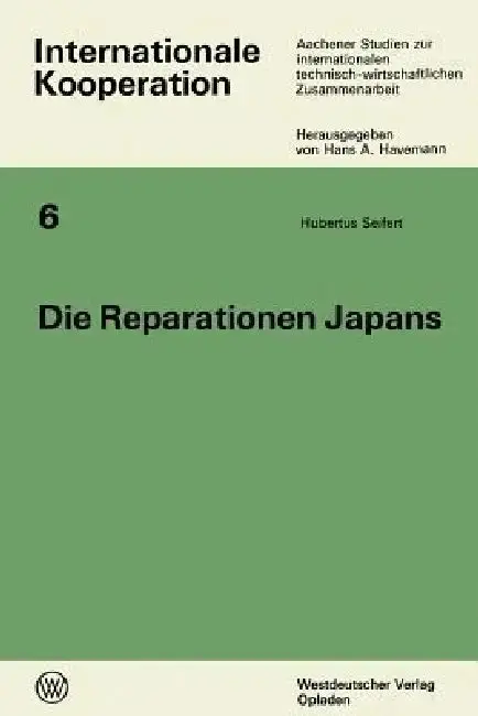 Cover of Die Reparationen Japans