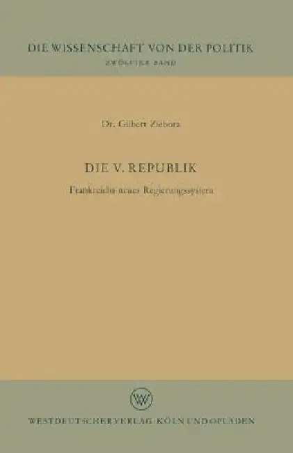 Cover of Die V. Republik
