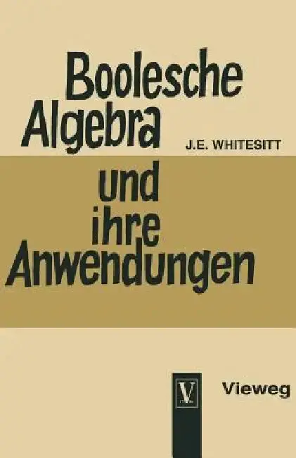 Cover of Boolesche Algebra Und Ihre Anwendungen