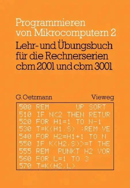 Cover of Lehr- Und Übungsbuch Für Die Rechnerserien Cbm 2001 Und Cbm 3001