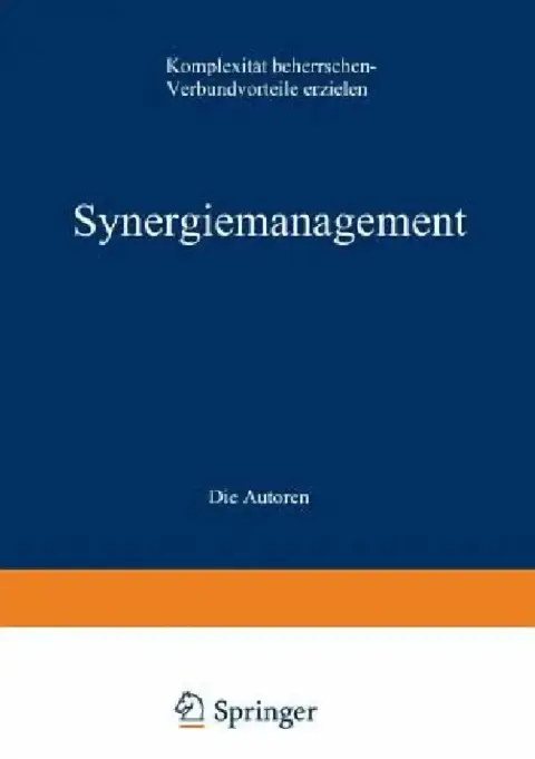 Cover of Synergiemanagement