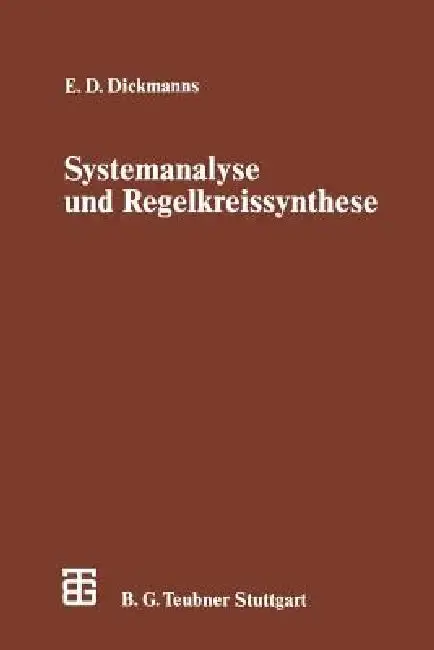Cover of Systemanalyse Und Regelkreissynthese