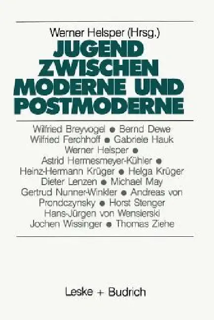 Cover of Jugend Zwischen Moderne Und Postmoderne