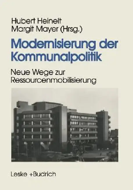 Cover of Modernisierung Der Kommunalpolitik