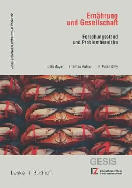 Cover of Ernährung Und Gesellschaft