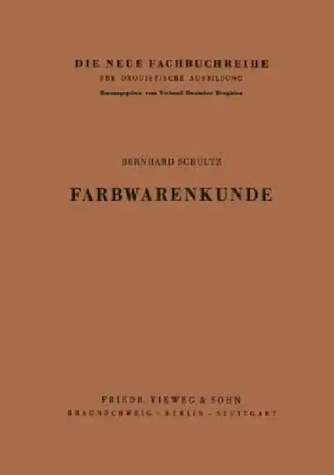 Cover of Farbwarenkunde