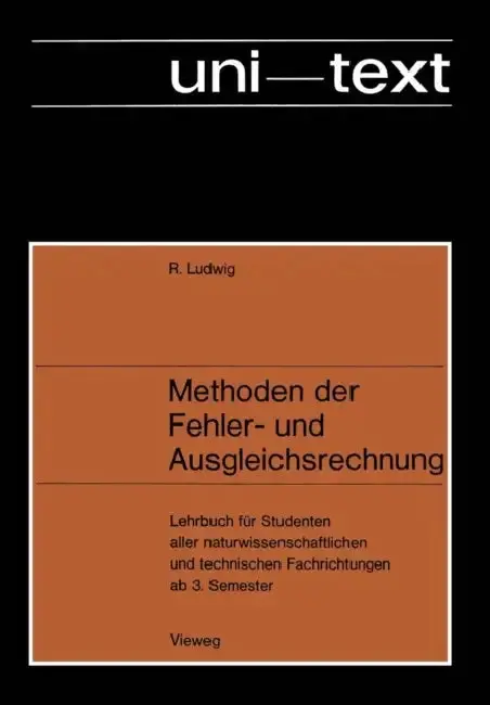 Cover of Methoden Der Fehler- Und Ausgleichsrechnung