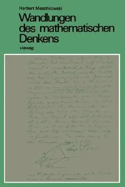 Cover of Wandlungen Des Mathematischen Denkens