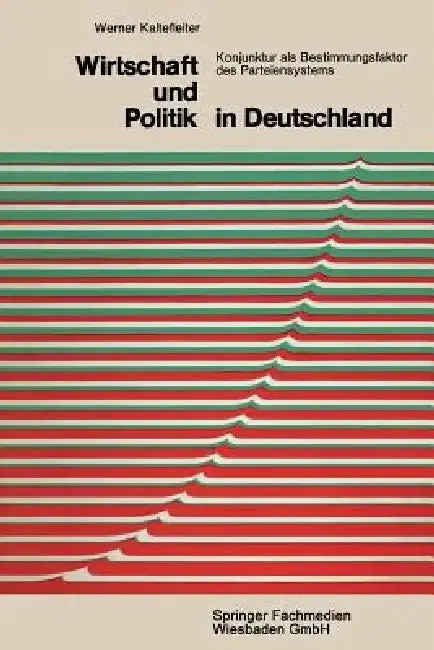 Cover of Wirtschaft Und Politik in Deutschland