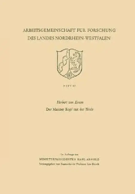 Cover of Der Mainzer Kopf Mit Der Binde