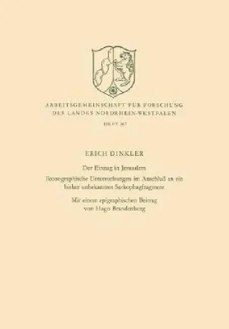 Cover of Der Einzug in Jerusalem