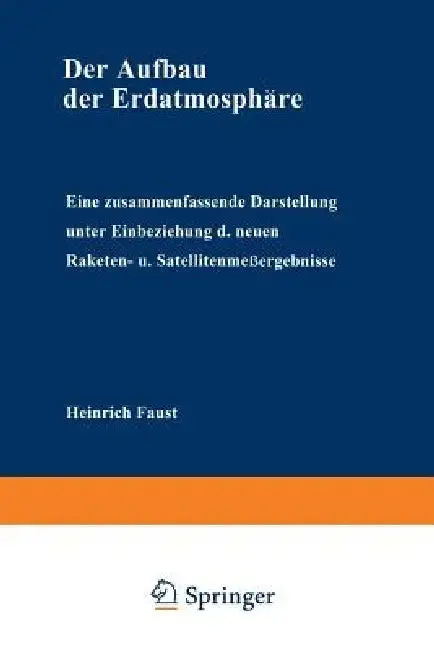 Cover of Der Aufbau Der Erdatmosphäre