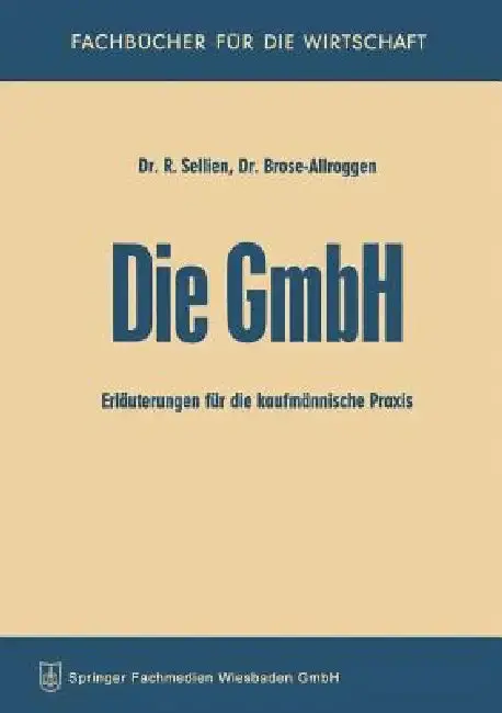 Cover of Die Gmbh
