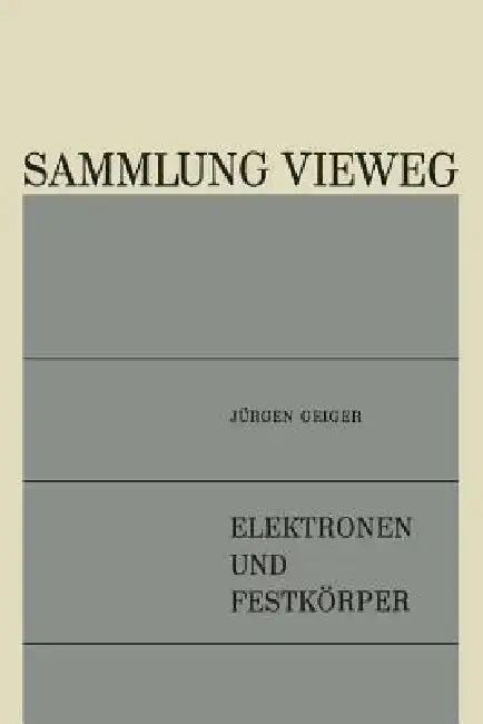 Cover of Elektronen Und Festkörper