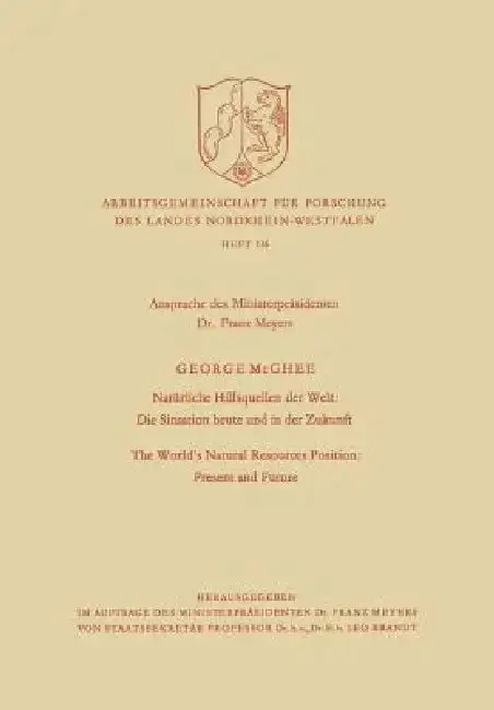 Cover of Natürliche Hilfsquellen Der Welt