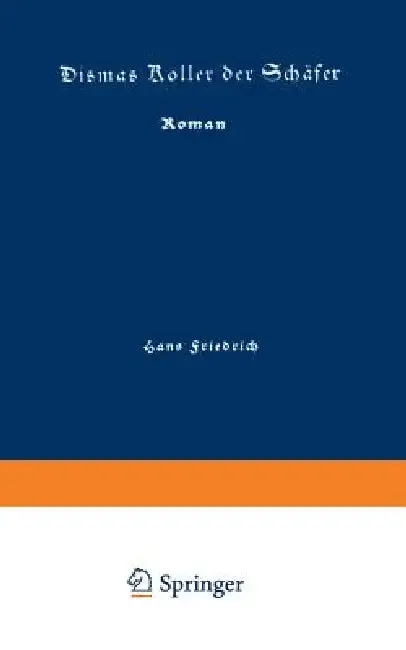 Cover of Dismas Koller Der Schäfer
