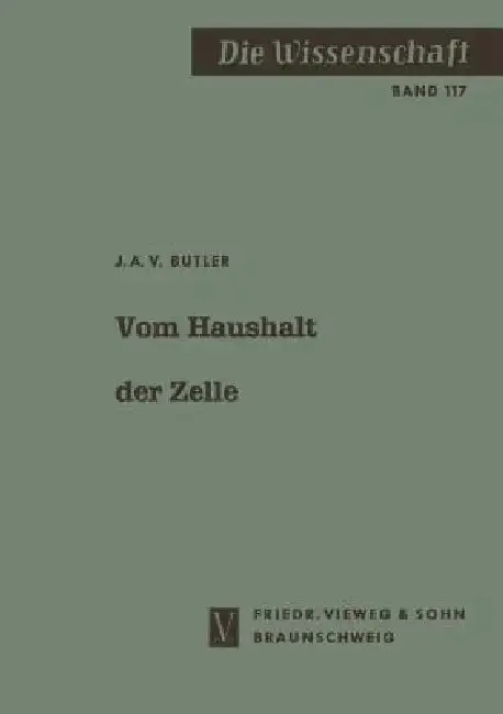 Cover of Vom Haushalt Der Zelle