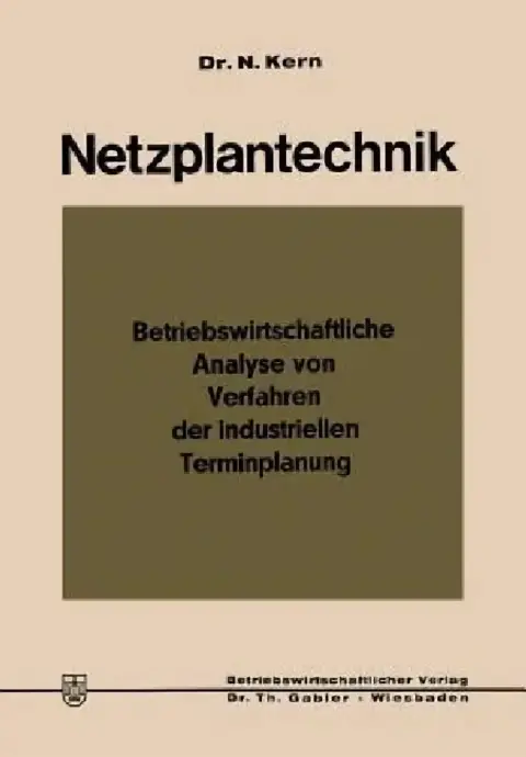 Cover of Netzplantechnik