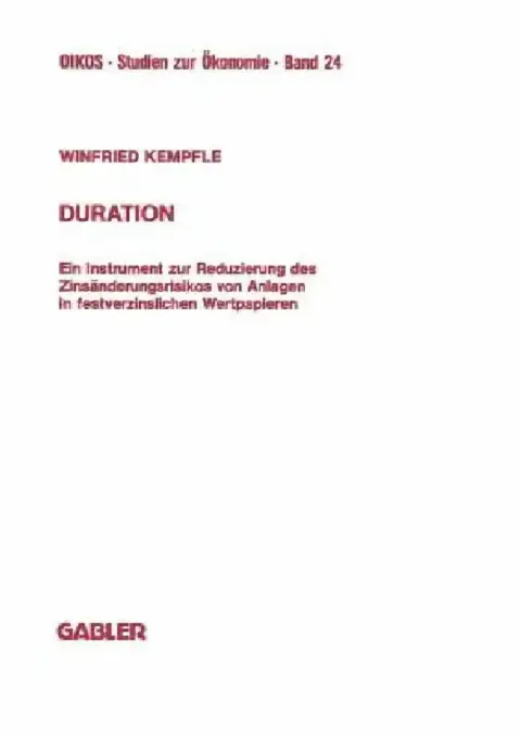 Cover of Duration