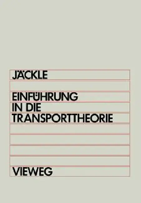 Cover of Einführung in Die Transporttheorie