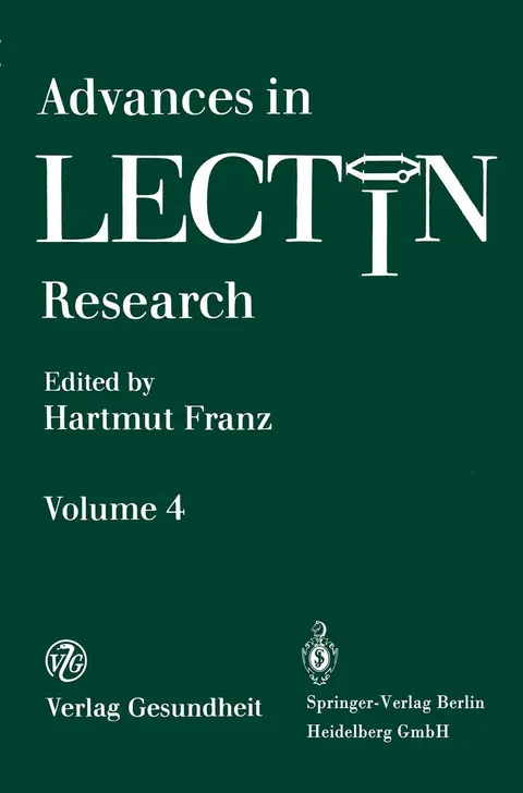 Cover of Advances in Lectin Research