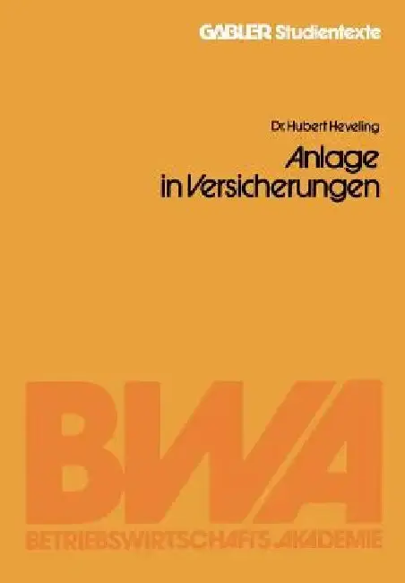Cover of Anlageformen -- Steuerbegünstigte Darlehenshingabe Und Anlage in Versicherungen