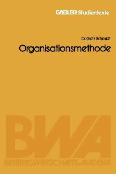 Cover of Organisationsmethode