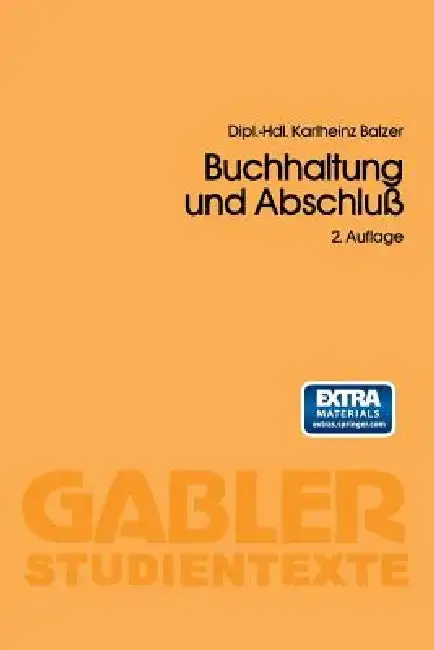 Cover of Buchhaltung Und Abschluß