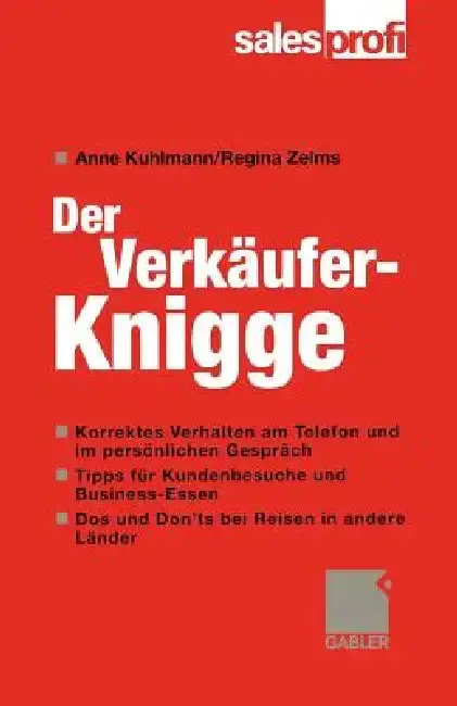 Cover of Der Verkäufer-Knigge