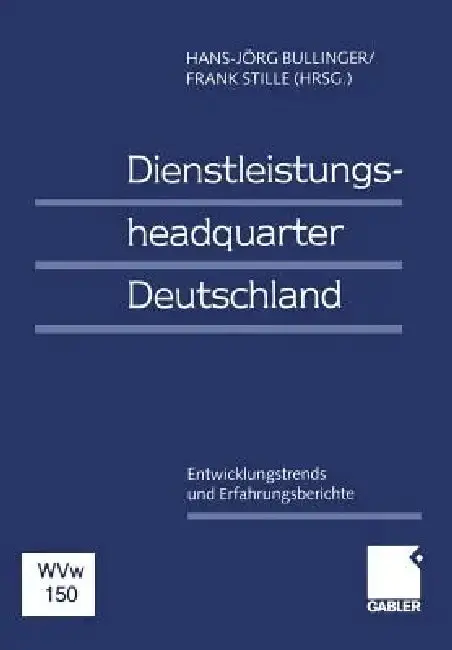 Cover of Dienstleistungsheadquarter Deutschland