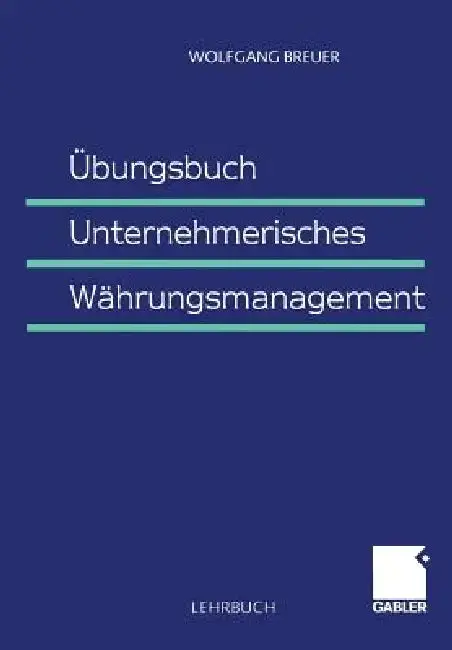 Cover of Übungsbuch Unternehmerisches Währungsmanagement