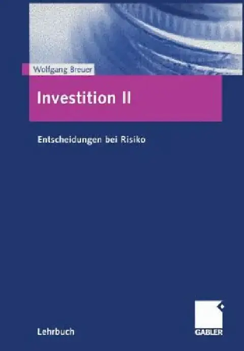 Cover of Investition II