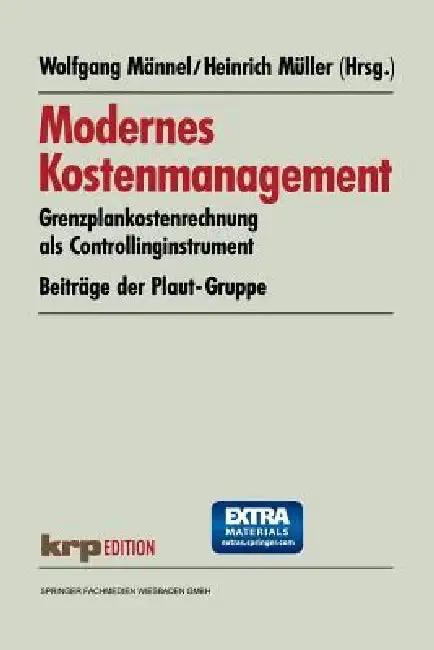 Cover of Modernes Kostenmanagement