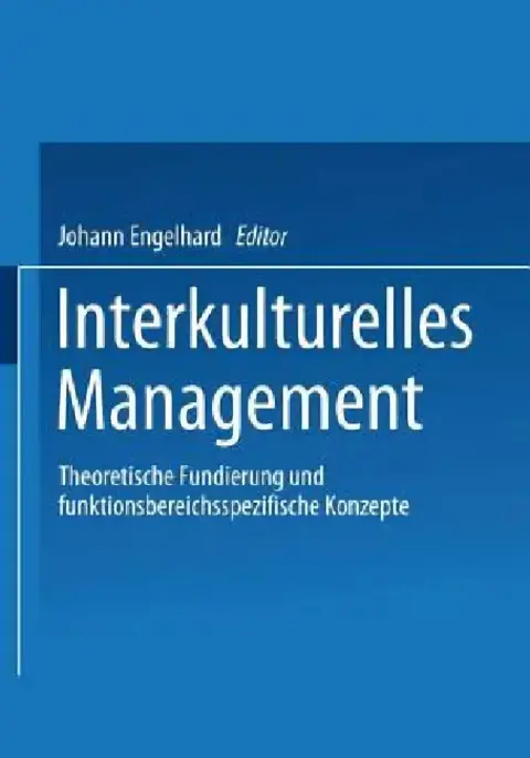 Cover of Interkulturelles Management