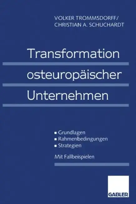 Cover of Transformation Osteuropäischer Unternehmen