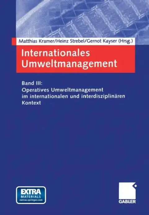 Cover of Internationales Umweltmanagement