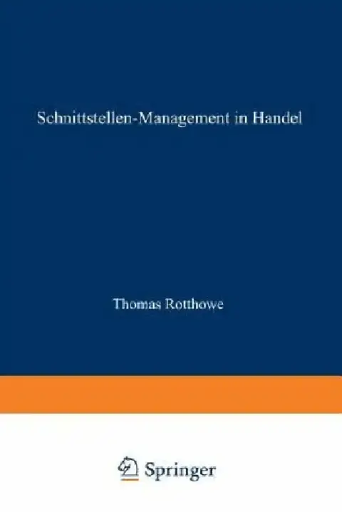 Cover of Schnittstellen-Management Im Handel