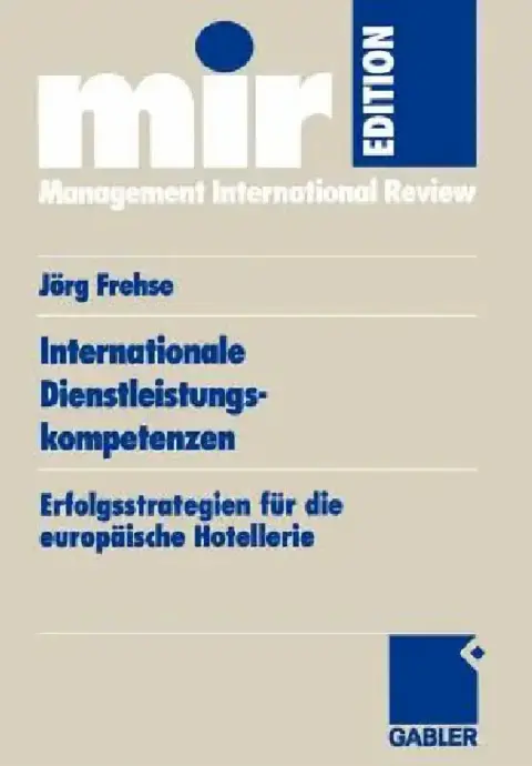 Cover of Internationale Dienstleistungskompetenzen