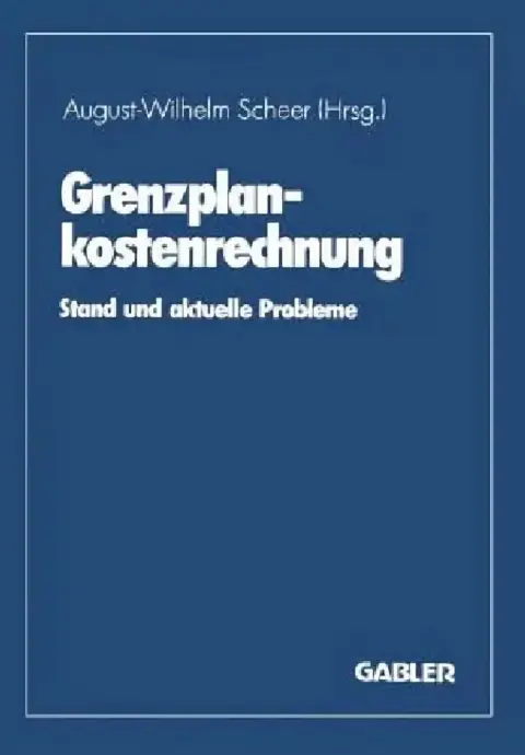 Cover of Grenzplankostenrechnung