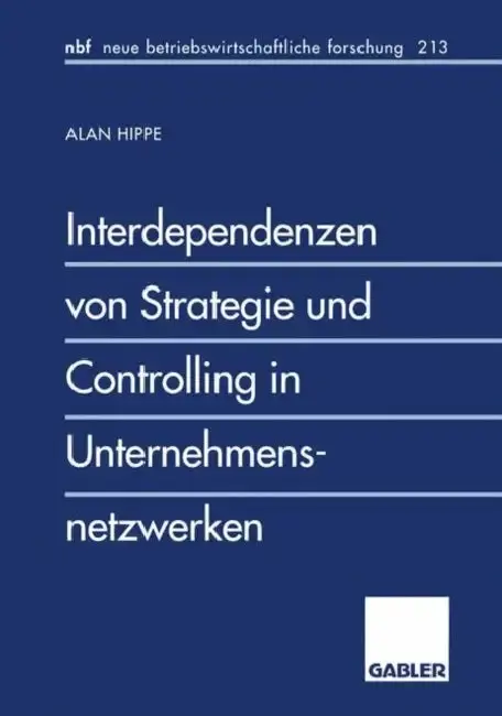 Cover of Interdependenzen Von Strategie Und Controlling in Unternehmensnetzwerken