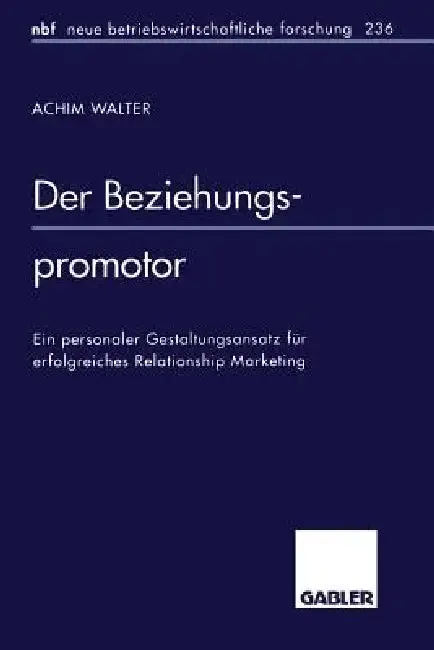 Cover of Der Beziehungspromotor