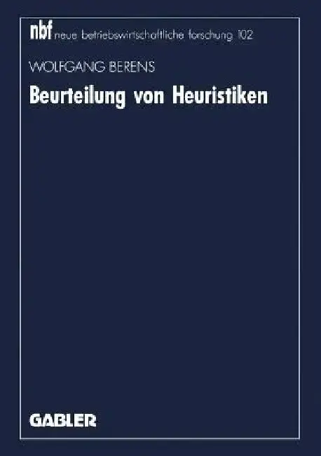 Cover of Beurteilung Von Heuristiken