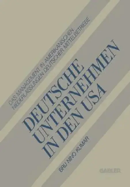 Cover of Deutsche Unternehmen in Den USA