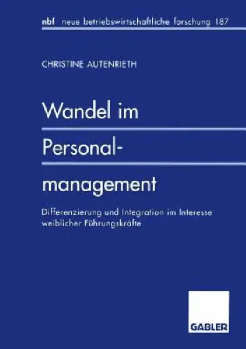 Cover of Wandel Im Personalmanagement
