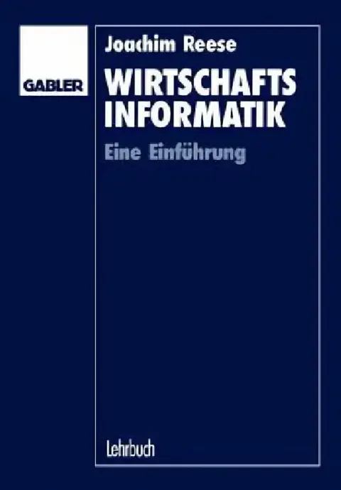 Cover of Wirtschaftsinformatik
