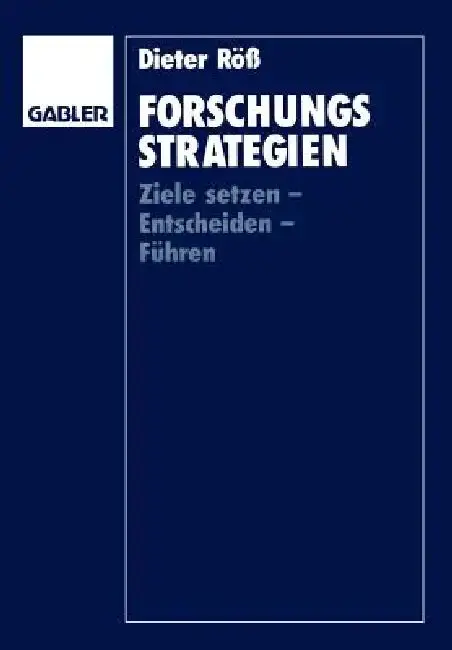 Cover of Forschungsstrategien