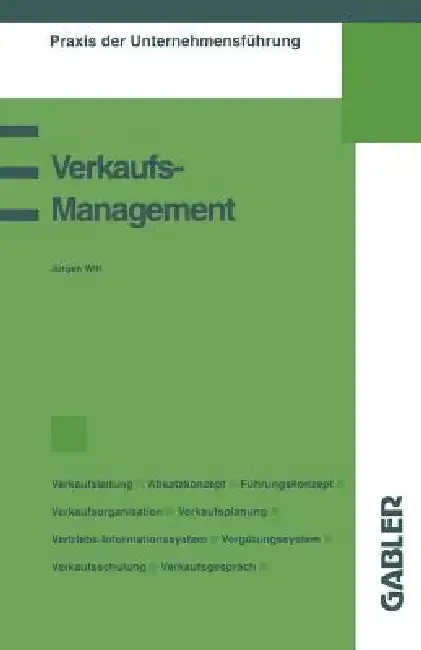Cover of Verkaufsmanagement